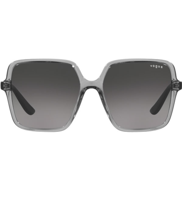 Gucci GG0080SK 005 Round Oval Acetate Blue Transparent Grey Sunglasses